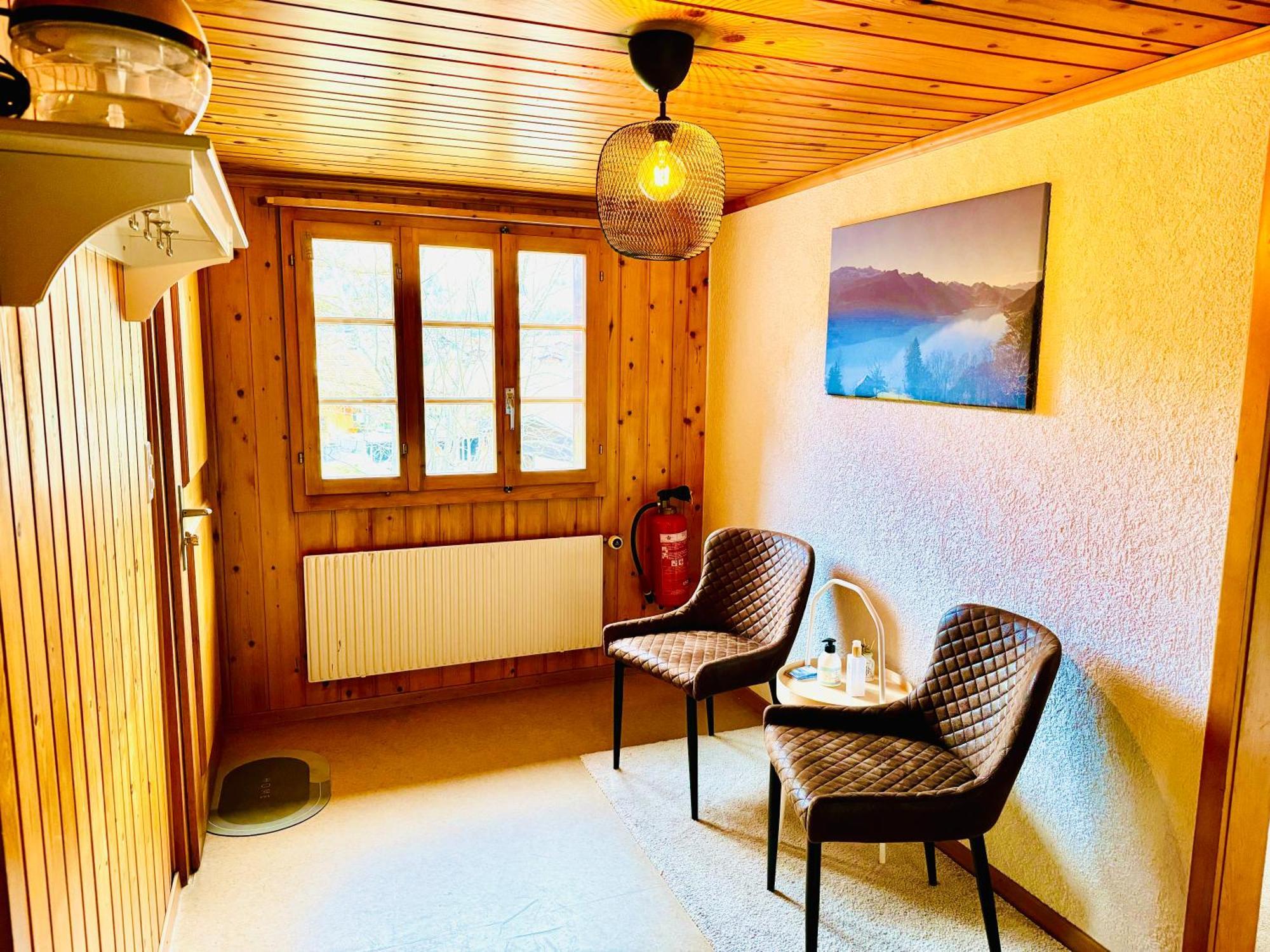 Cozy Apartment In Vintage House In Kandersteg Esterno foto