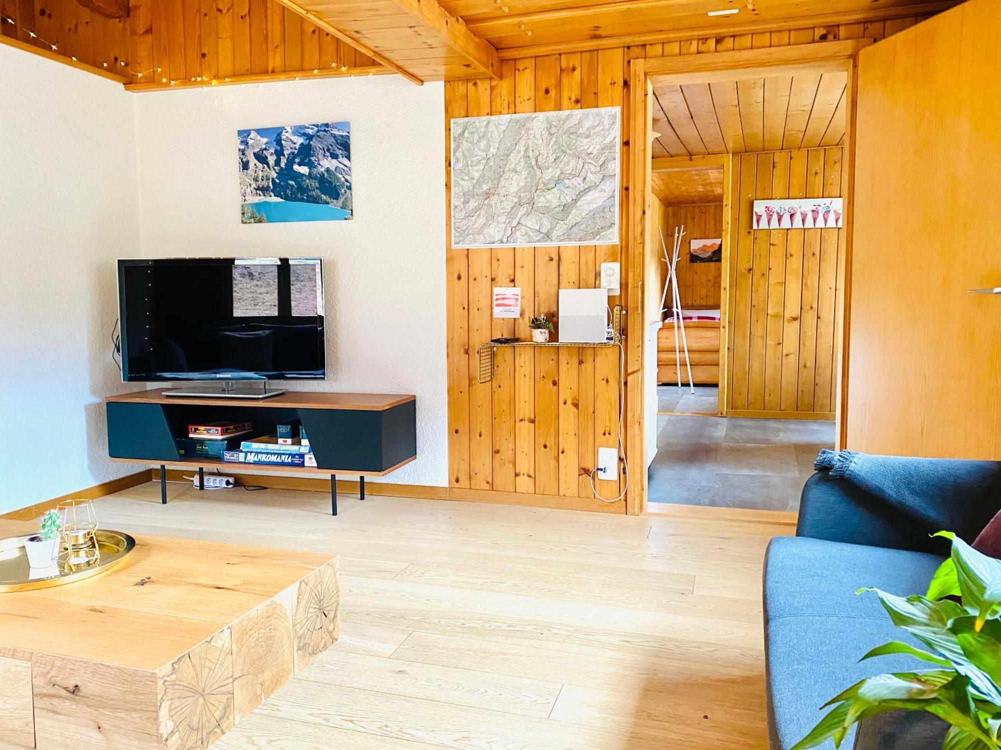 Cozy Apartment In Vintage House In Kandersteg Esterno foto