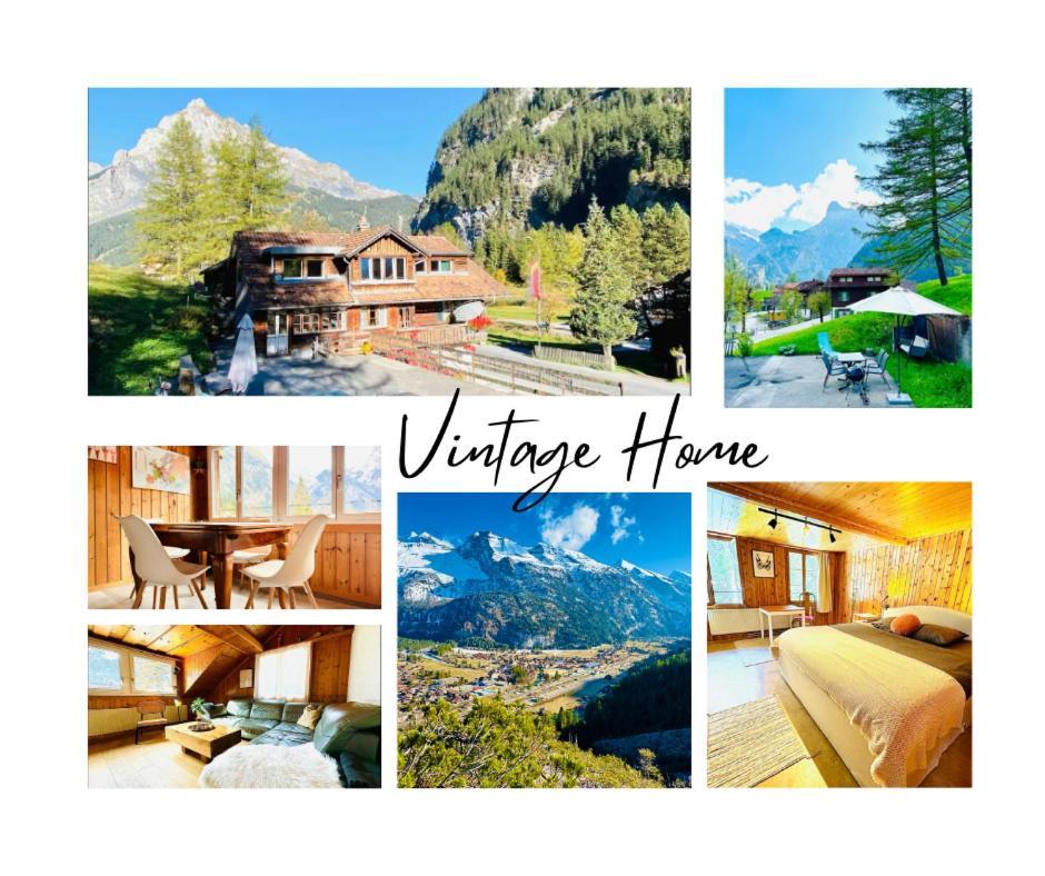 Cozy Apartment In Vintage House In Kandersteg Esterno foto